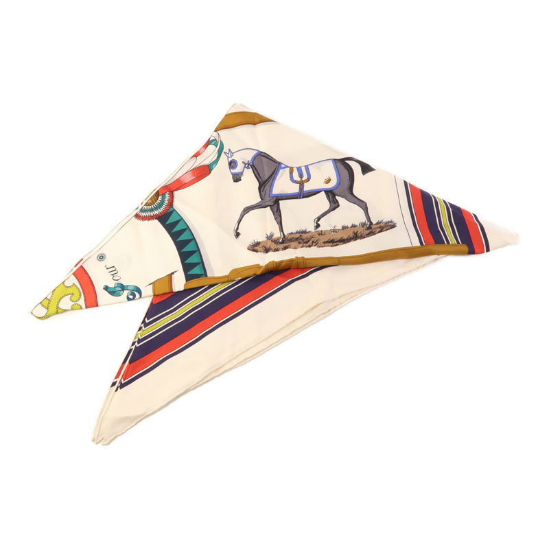 HERMES 絲質Triangle Scarf絲巾-2