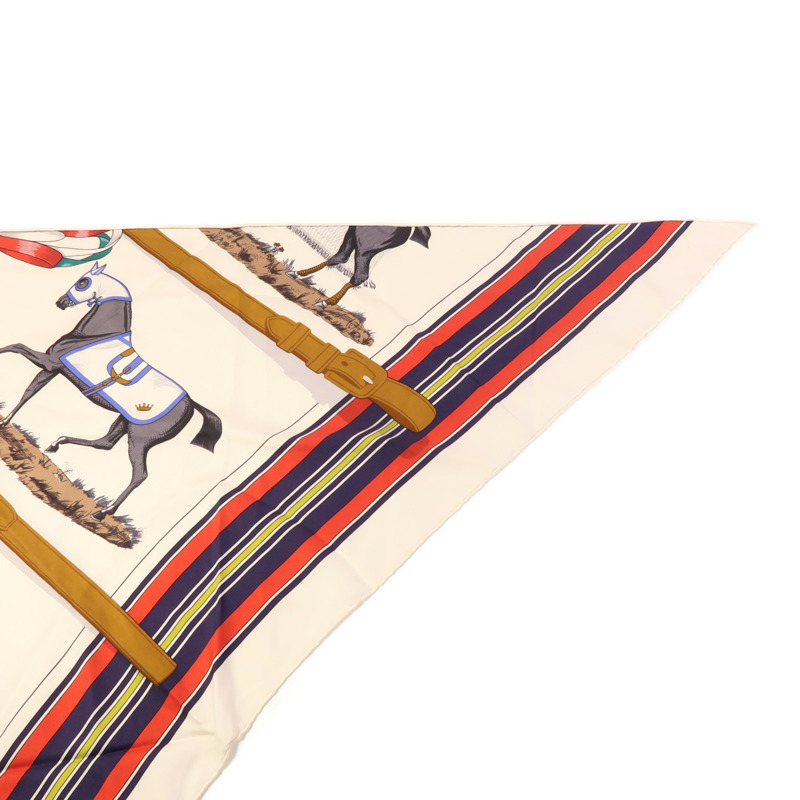 HERMES 絲質Triangle Scarf絲巾-10