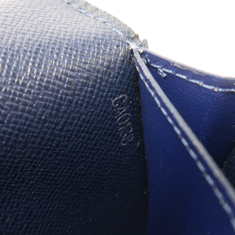 LOUIS VUITTON Epi Portefeuille Brazza銀扣長錢包-7