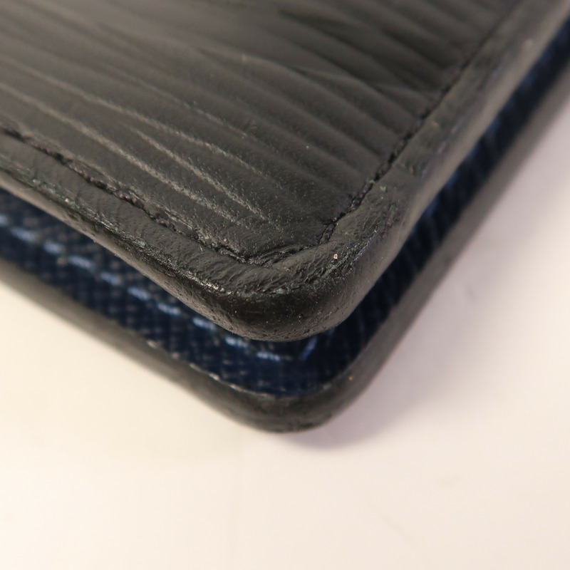 LOUIS VUITTON Epi Portefeuille Brazza銀扣長錢包-8