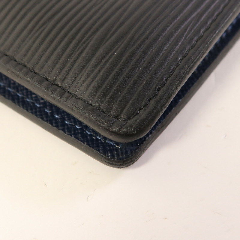 LOUIS VUITTON Epi Portefeuille Brazza銀扣長錢包-11