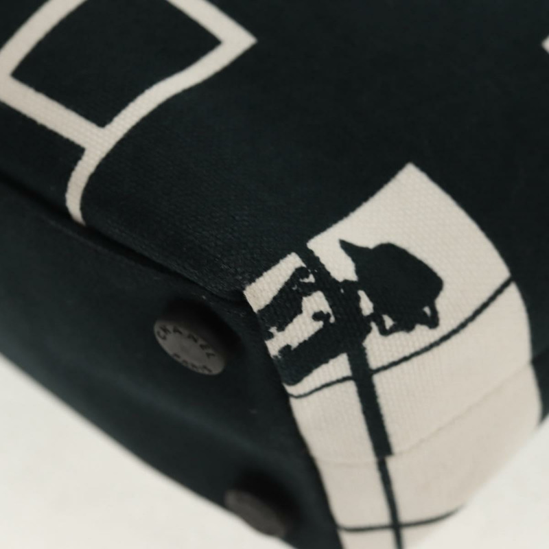 【日本直送】香奈兒手袋帆布黑金色 CC 正品 145125V-16