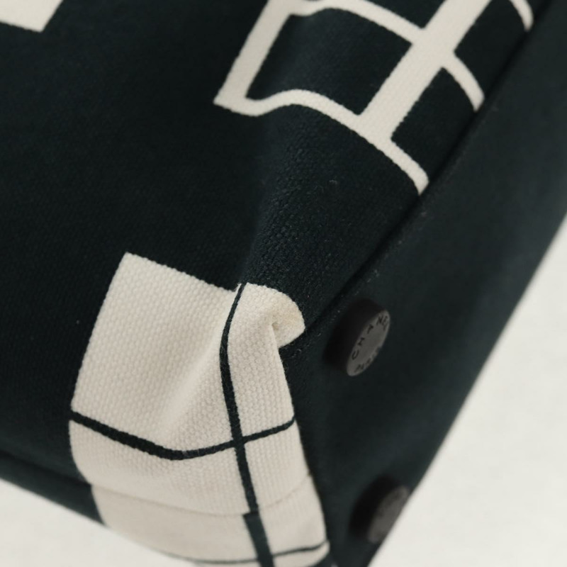 【日本直送】香奈兒手袋帆布黑金色 CC 正品 145125V-17