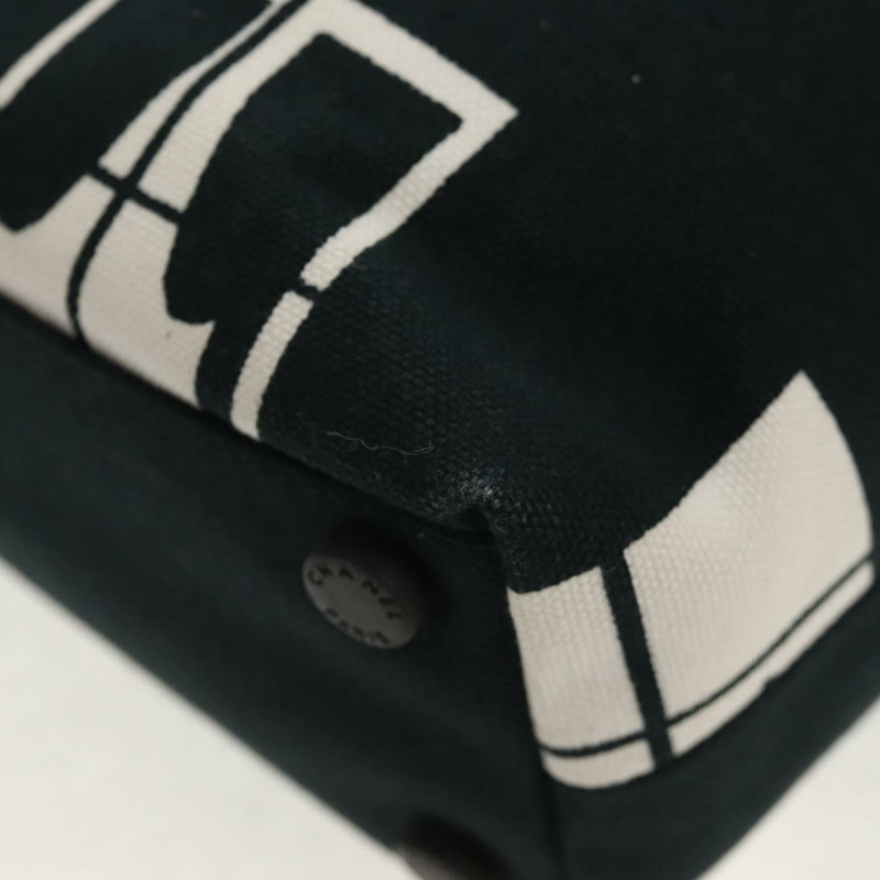 【日本直送】香奈兒手袋帆布黑金色 CC 正品 145125V-18