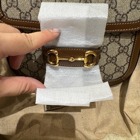 Gucci🇮🇹經典1955系列 馬鞍包（小）全新✨
