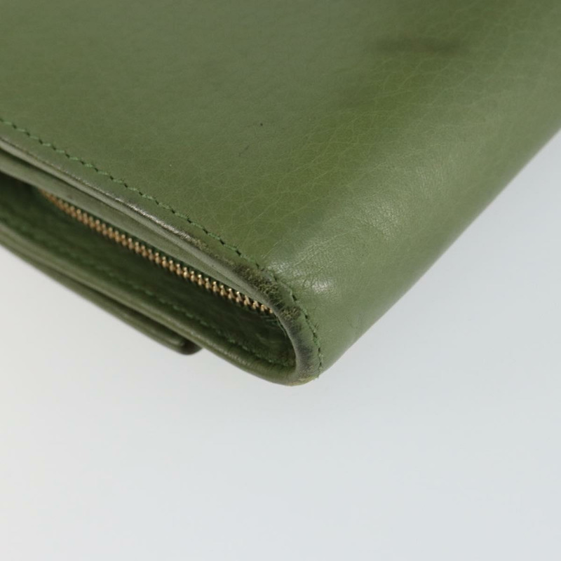 【日本直送】GUCCI Flora 歐式皮夾 皮革 綠色 376186 0959 正品 bs29886-15
