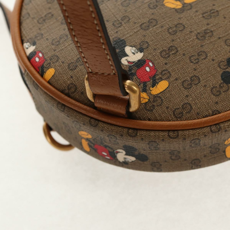 【日本直送】GUCCI Micro GG Supreme 迪士尼迷你背包 PVC 米色 603730 正品 146074M-18