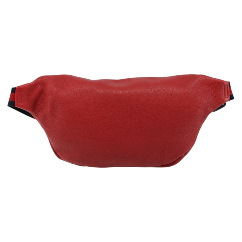 【日本直送】GUCCI Web Sherry Line 皮革紅色斜背包 530412 正品 146075-1