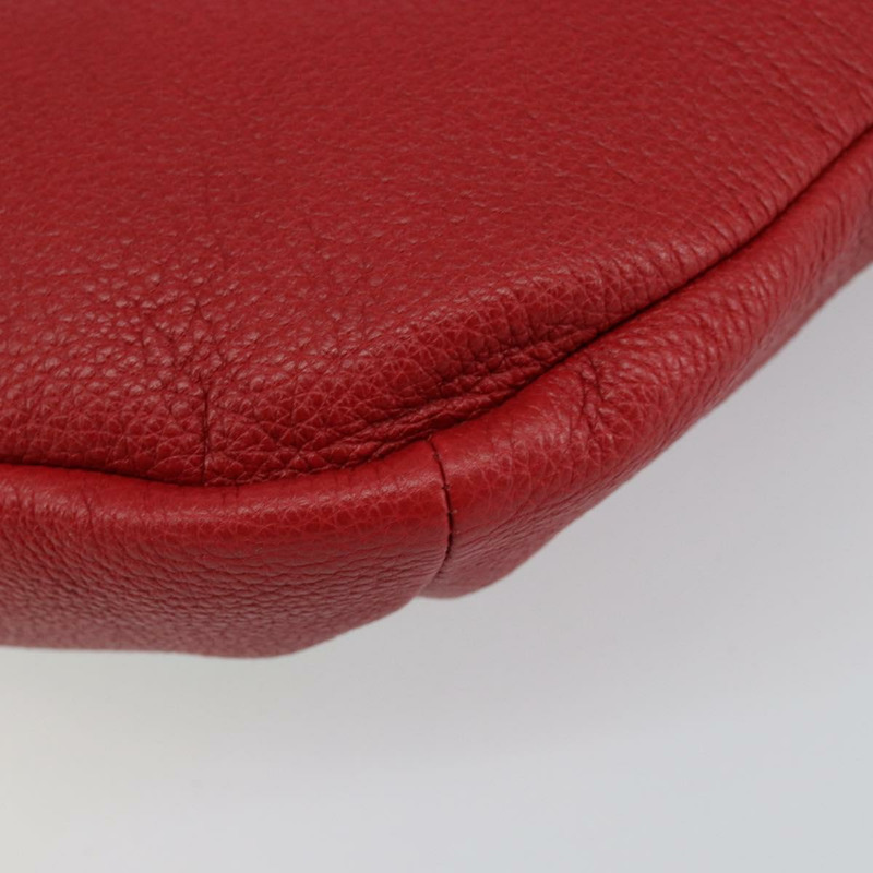 【日本直送】GUCCI Web Sherry Line 皮革紅色斜背包 530412 正品 146075-14