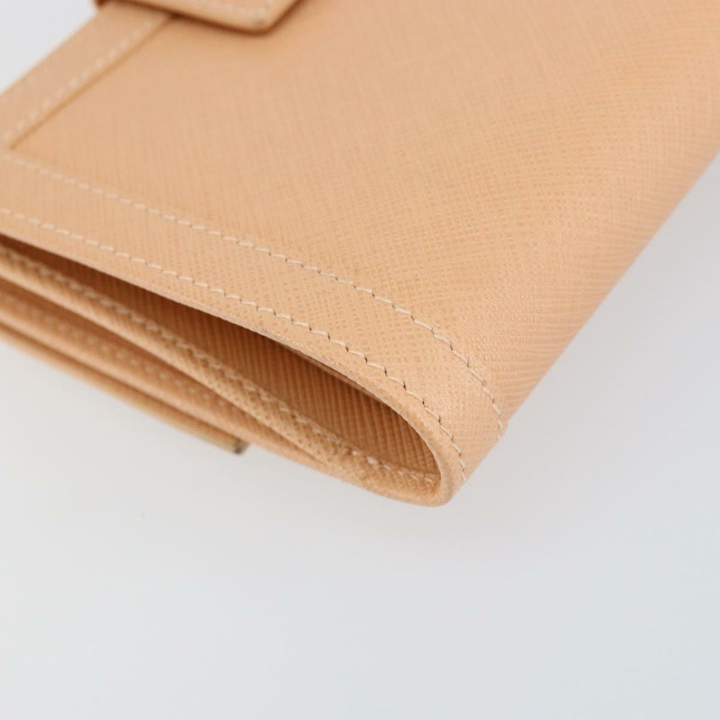 【日本直送】Salvatore Ferragamo Gancini 粉紅真皮雙折錢包，正品編號 145554-15