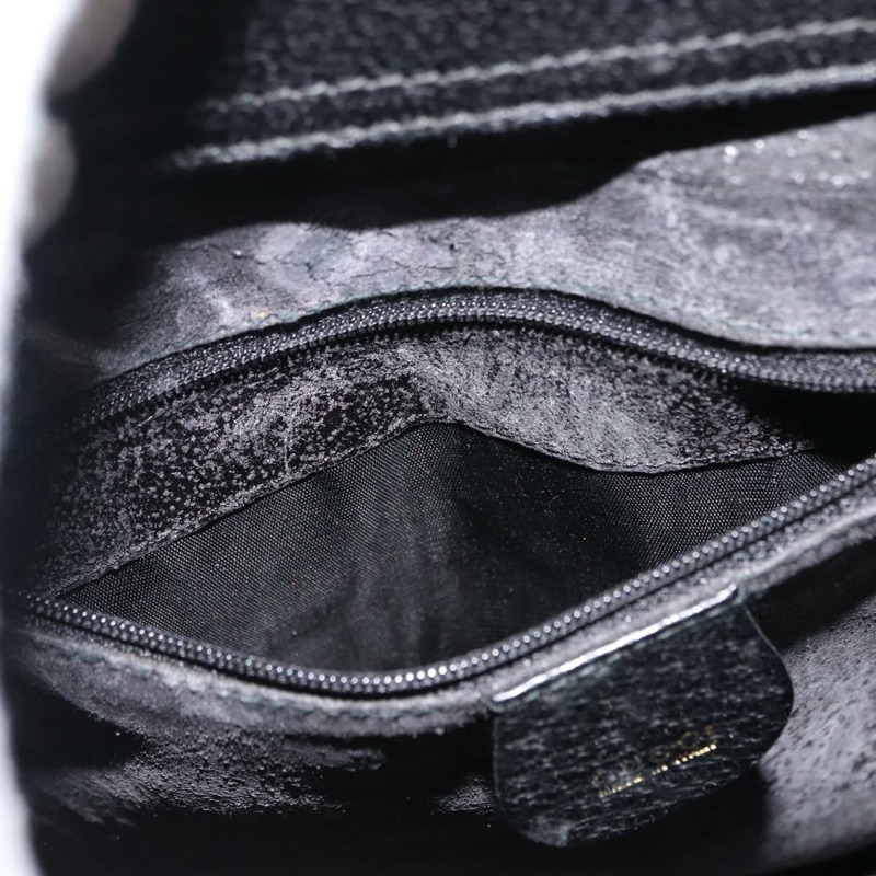 【日本直送】GUCCI 竹節手提包 皮革 黑色 正品 ep11149-10