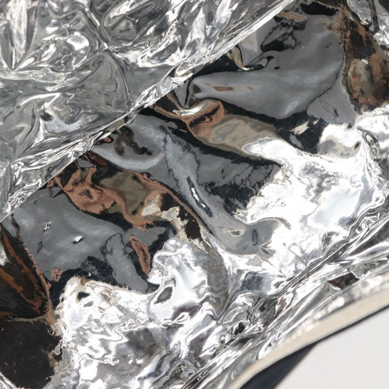 【日本直送】香奈兒巧克力條鏈托特包 No5 帆布海軍藍銀色 CC 正品 147149-9