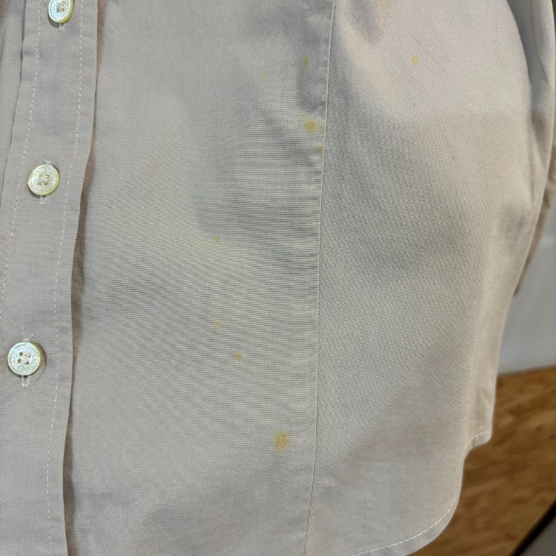 【美收精品】BURBERRY 茶色格紋長袖襯衫 4-233-9