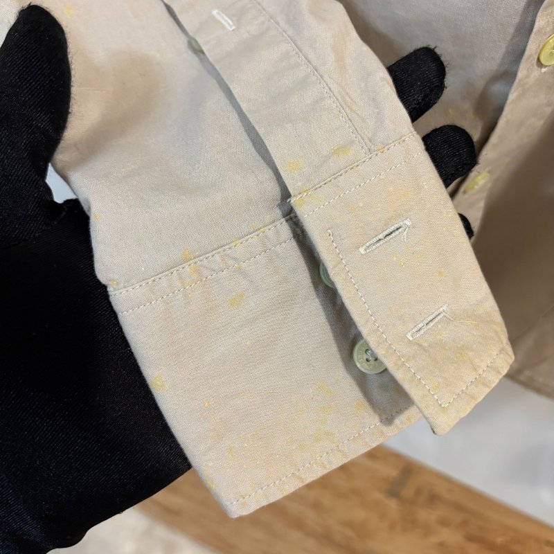 【美收精品】BURBERRY 茶色格紋長袖襯衫 4-233-13