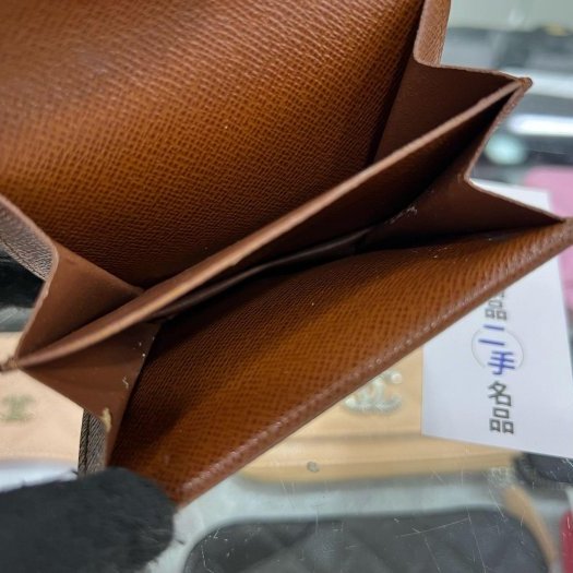 東區正精品㊣LV LOUIS VUITTON 原花釦子零錢包 RZ5932-5