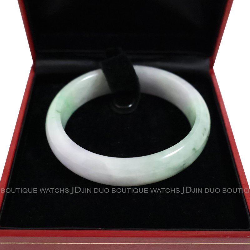 金鐸精品~2488 天然A貨緬甸翡翠玉鐲-7