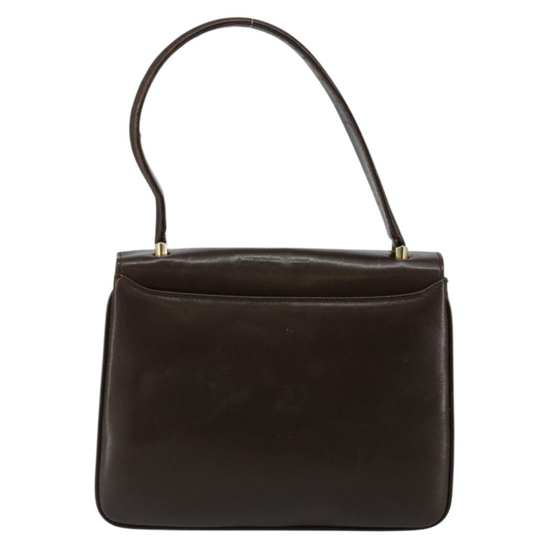 【日本直送】GUCCI 棕色金色皮革單肩包 正品 fm4876-1