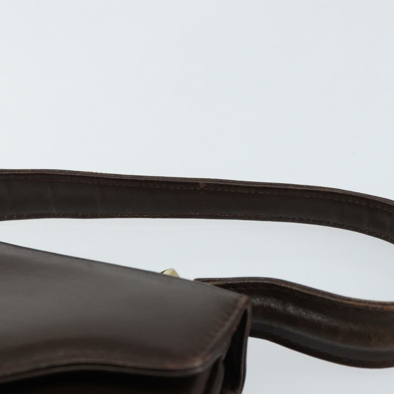 【日本直送】GUCCI 棕色金色皮革單肩包 正品 fm4876-7