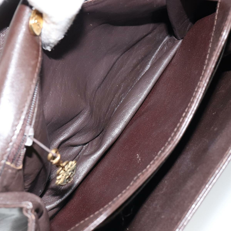 【日本直送】GUCCI 棕色金色皮革單肩包 正品 fm4876-10