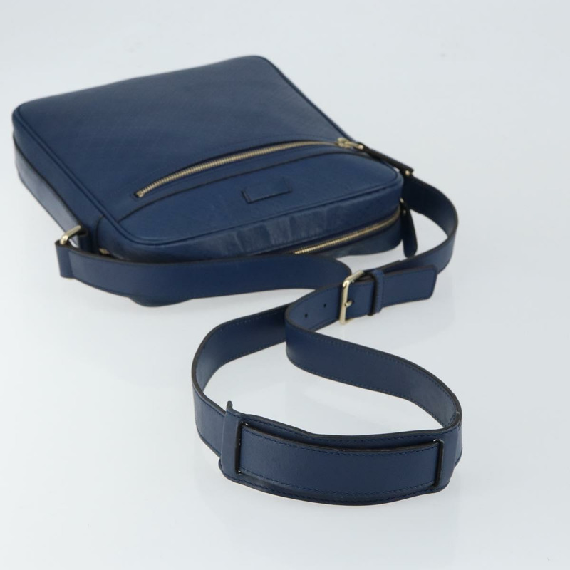 【日本直送】GUCCI Diamante 肩背包 皮革 藍色 金色 201443 正品 bs29905-6