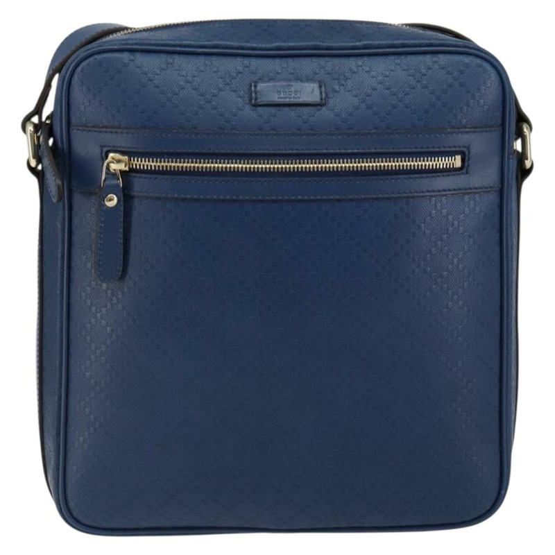 【日本直送】GUCCI Diamante 肩背包 皮革 藍色 金色 201443 正品 bs29905-12