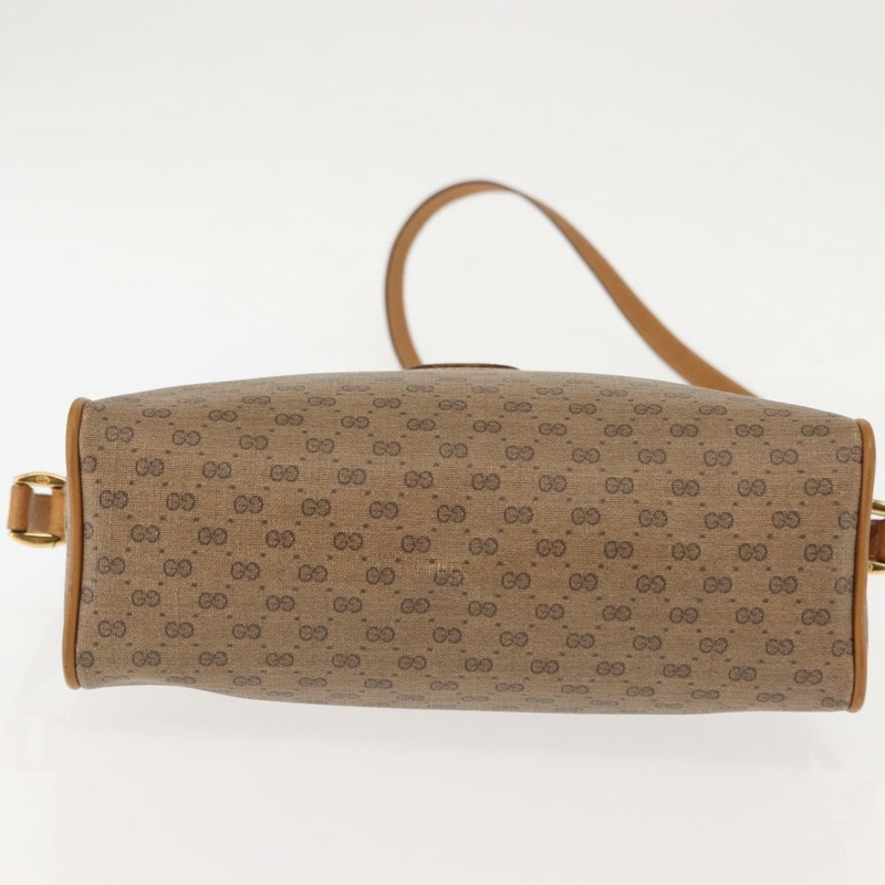 【日本直送】GUCCI Micro GG Supreme 單肩包 PVC 米色 金色 001 084 0852 正品 BA6744-4