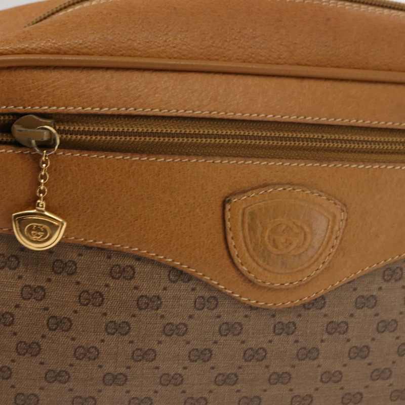 【日本直送】GUCCI Micro GG Supreme 單肩包 PVC 米色 金色 001 084 0852 正品 BA6744-16