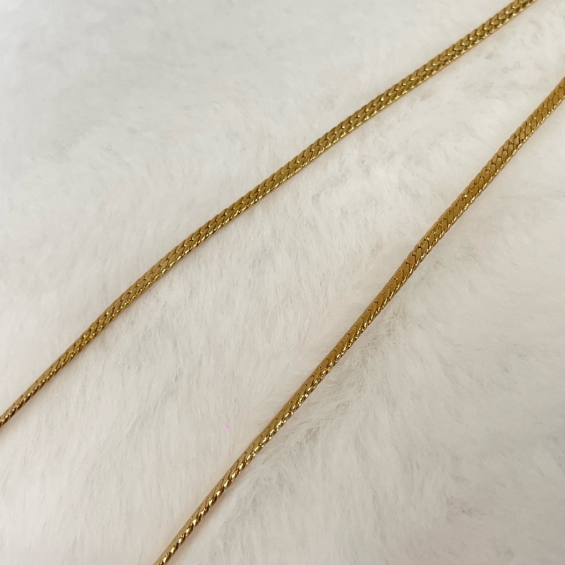 Dior 中古 vintage 金色蝴蝶結項鏈 X732-6