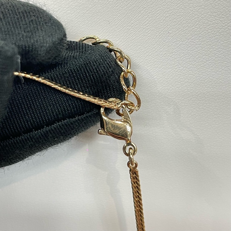 Dior 中古 vintage 金色蝴蝶結項鏈 X732-13