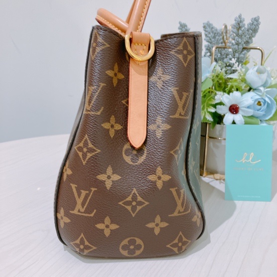 TK1840  Louis Vuitton路易威登經典老花手提單肩斜挎包M41055 Montaigne BB Bag-15