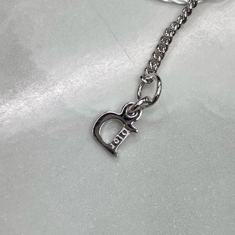 Dior Oblique 銀色星星水鑽手鏈 XB619-16