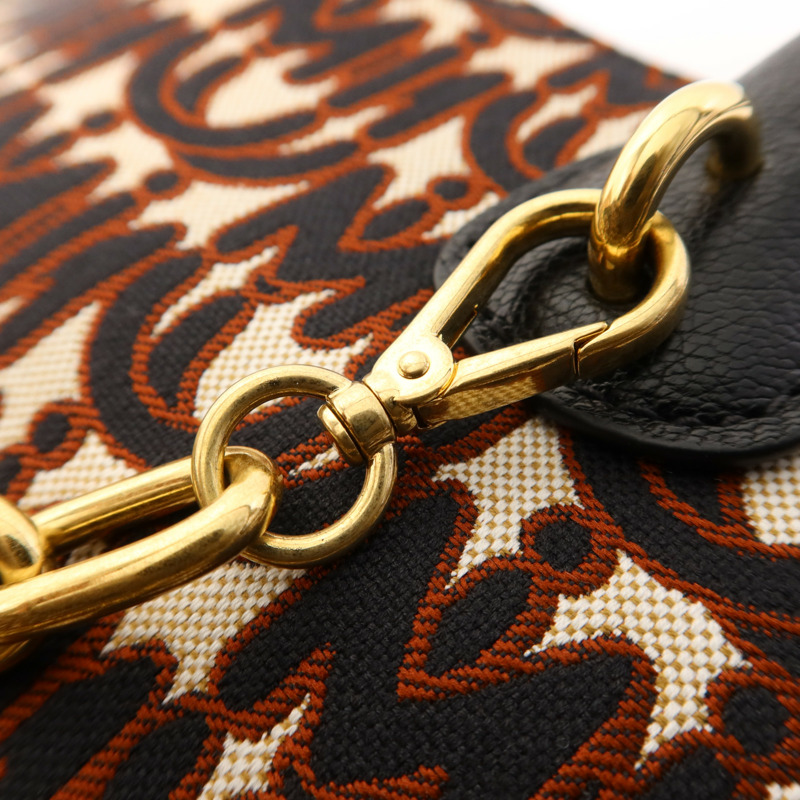 Miu Miu 帆布2 Way Shoulder Bag金扣手挽肩背兩用袋-11