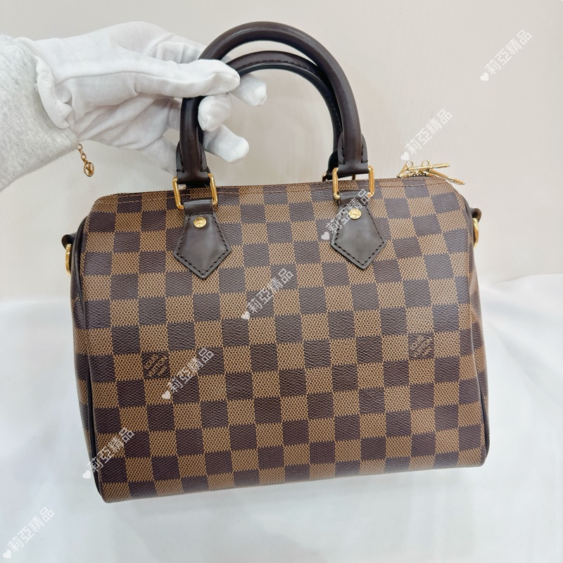 莉亞精品♡ LV 棋盤格speedy25 二手美包-2
