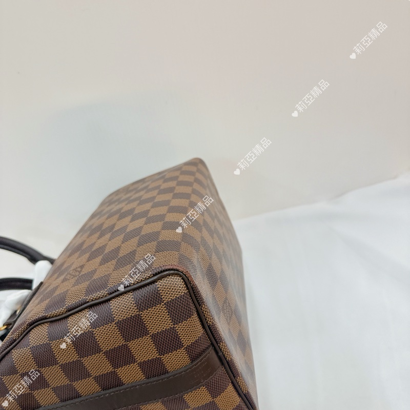 莉亞精品♡ LV 棋盤格speedy25 二手美包-8