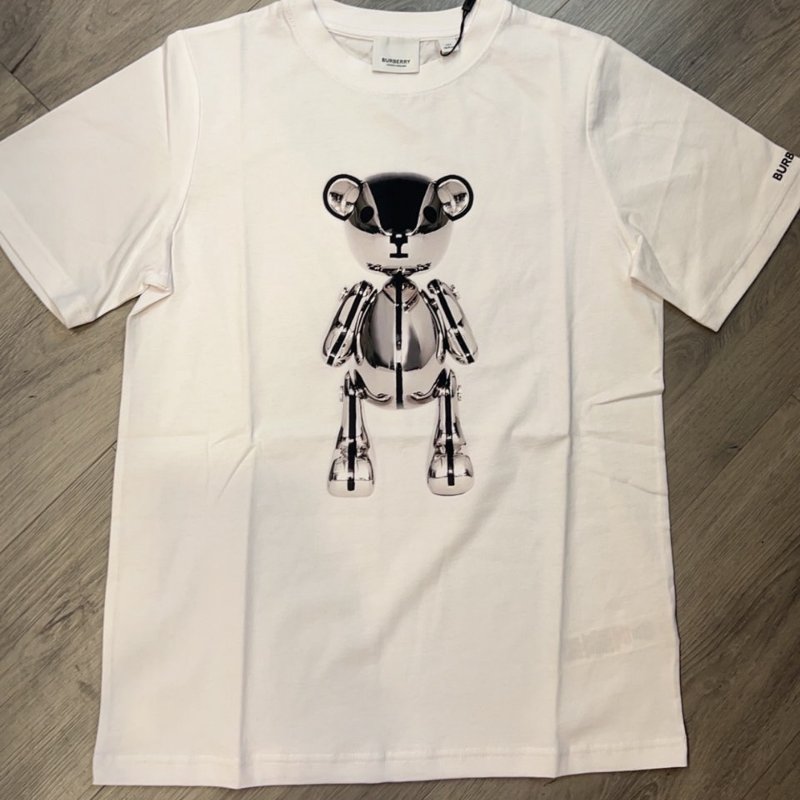 ⏰ 買對時間最省錢！雙11限時價開啟中🛒【BURBERRY 巴寶莉】經典機械熊印花棉質T恤(下單前須先私訊)-0