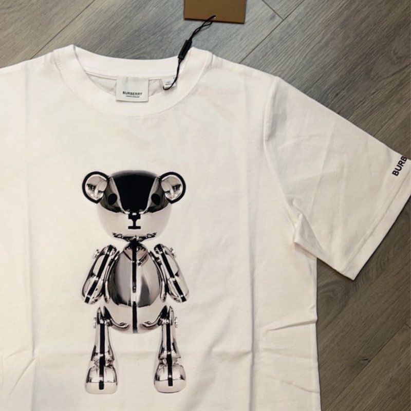 ⏰ 買對時間最省錢！雙11限時價開啟中🛒【BURBERRY 巴寶莉】經典機械熊印花棉質T恤(下單前須先私訊)-1