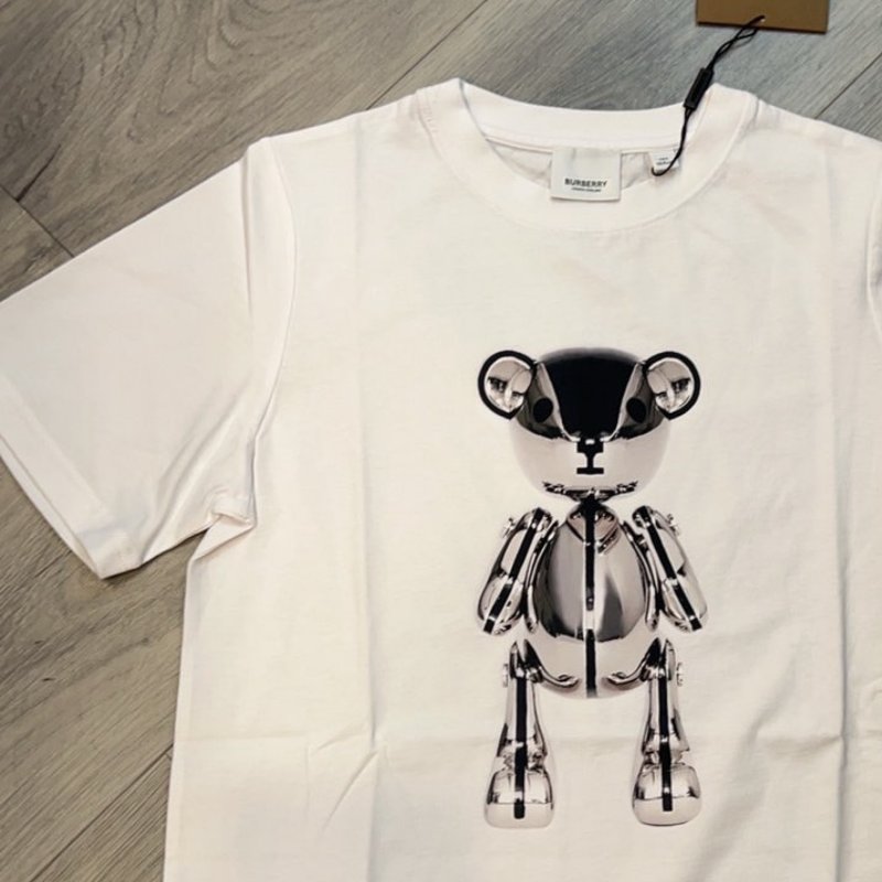 ⏰ 買對時間最省錢！雙11限時價開啟中🛒【BURBERRY 巴寶莉】經典機械熊印花棉質T恤(下單前須先私訊)-2