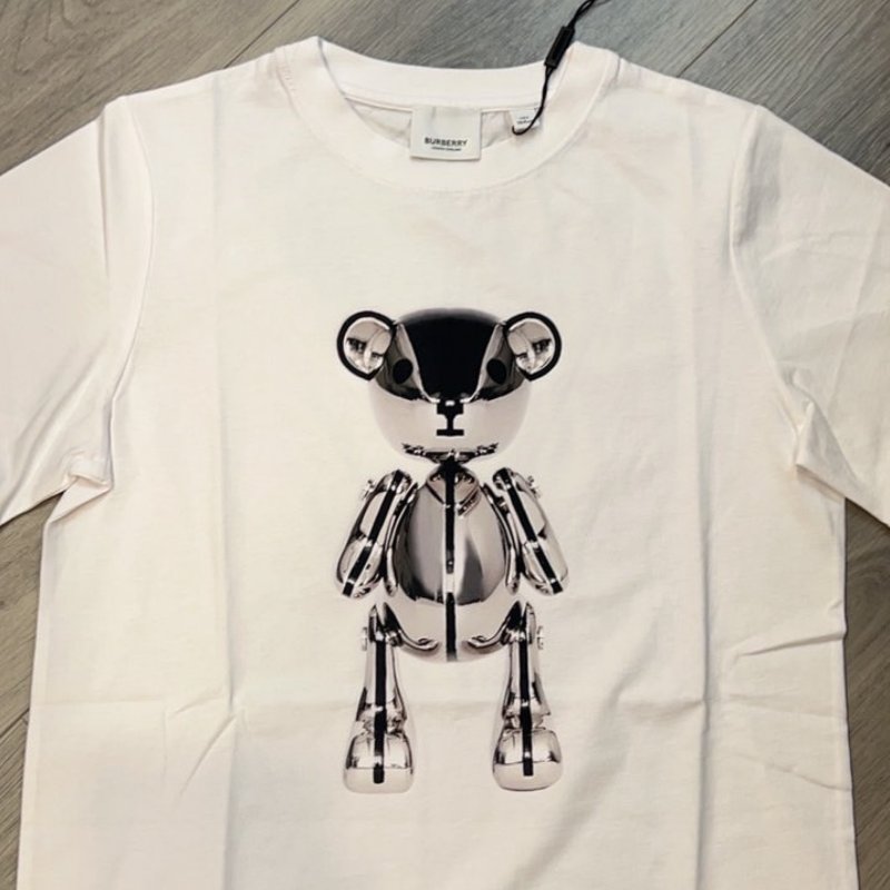 ⏰ 買對時間最省錢！雙11限時價開啟中🛒【BURBERRY 巴寶莉】經典機械熊印花棉質T恤(下單前須先私訊)-4
