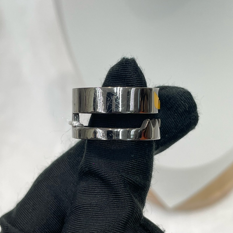 FENDI Bad Bugs 槍色小怪獸不鏽鋼戒指 X939-15