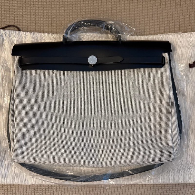 Hermès Herbag Messenger 39 / 黑白熊貓配色-0