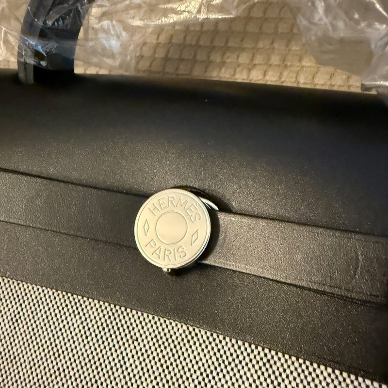 Hermès Herbag Messenger 39 / 黑白熊貓配色-7