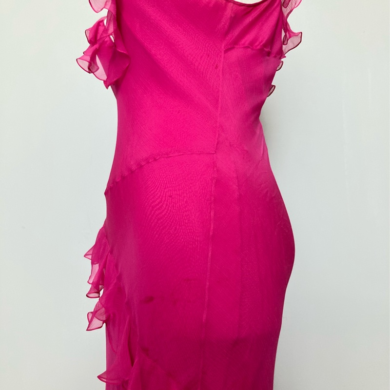 全新未穿Dior迪奧最最美經典款絲質浪漫洋裝F40約一般S~M-2