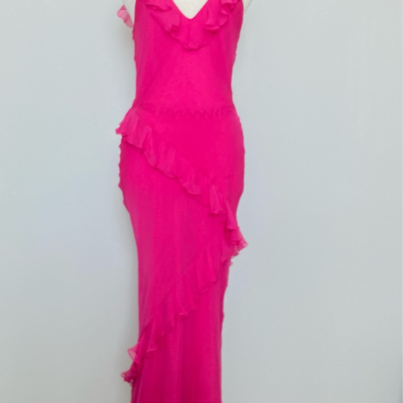 全新未穿Dior迪奧最最美經典款絲質浪漫洋裝F40約一般S~M-3