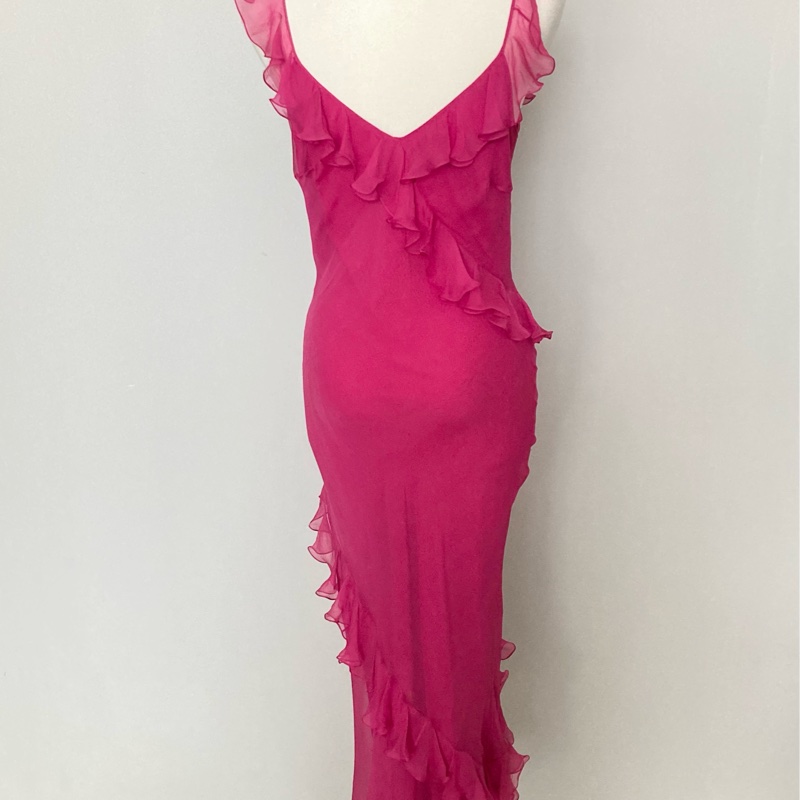 全新未穿Dior迪奧最最美經典款絲質浪漫洋裝F40約一般S~M-5