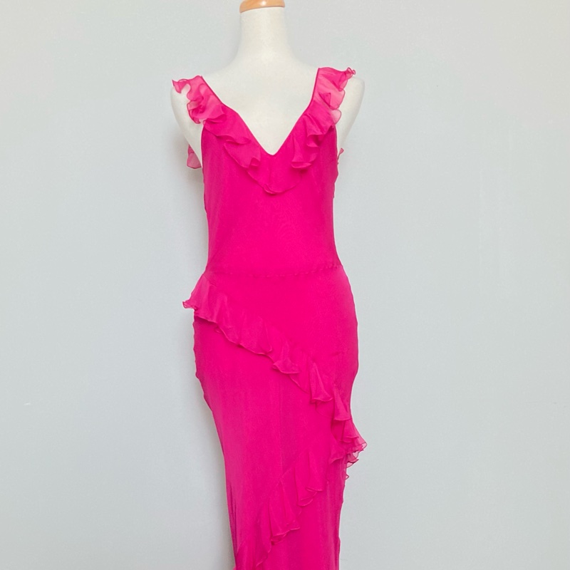 全新未穿Dior迪奧最最美經典款絲質浪漫洋裝F40約一般S~M-4