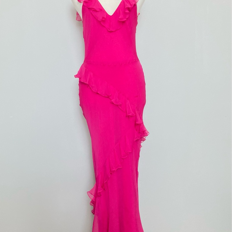 全新未穿Dior迪奧最最美經典款絲質浪漫洋裝F40約一般S~M-13