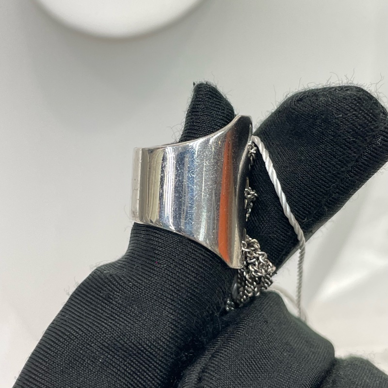 Dior 中古 vintage 蕾絲鏤空CD字樣 地雷系 戒指 XB764-17