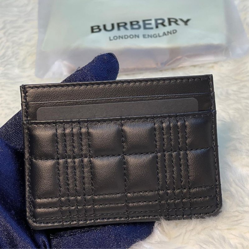 💫 雙11年度回饋・最強優惠登場 💫 【BURBERRY-巴寶莉】經典TB小牛皮卡片夾(下單前須先私訊)-1