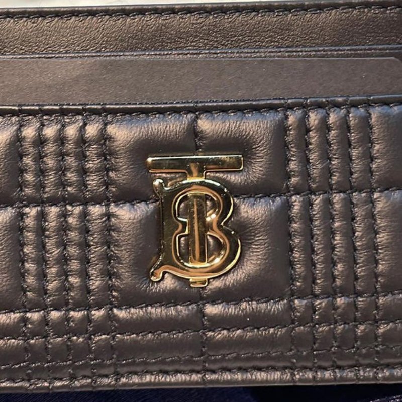 💫 雙11年度回饋・最強優惠登場 💫 【BURBERRY-巴寶莉】經典TB小牛皮卡片夾(下單前須先私訊)-2