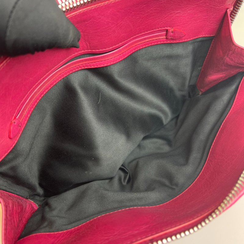 MIU MIU 桃粉皺褶兩用包-5